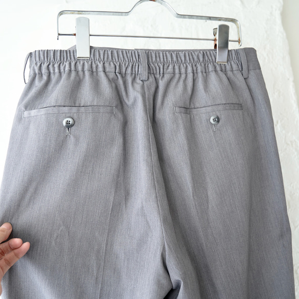Morino Gakko [男士 M 尺寸褲子] 夏季褲子 (灰色) 第19張的照片