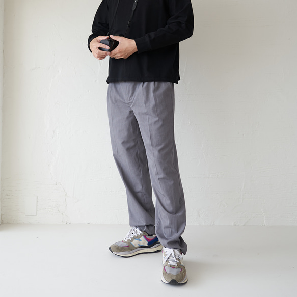 Morino Gakko [男士 M 尺寸褲子] 夏季褲子 (灰色) 第13張的照片