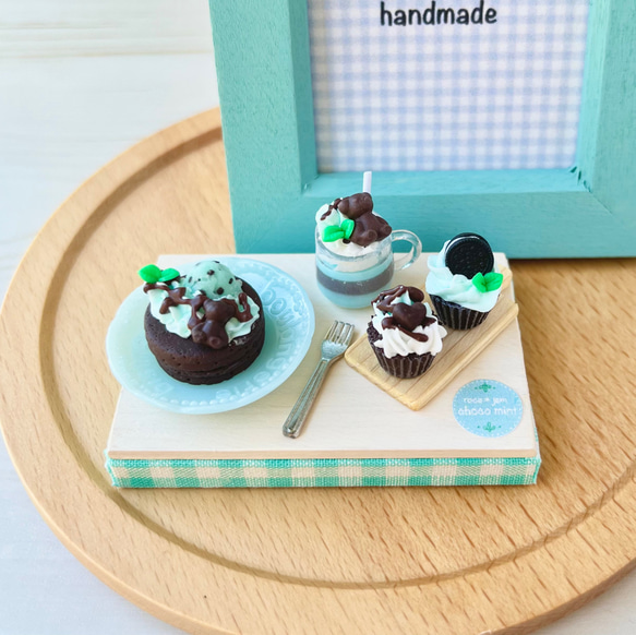 ミニチュア＊チョコミントセット その他インテリア雑貨 roco＊jam 通販