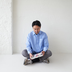 Morino Gakko [男士 L 碼褲子] 夏季褲子 (灰色) 第6張的照片