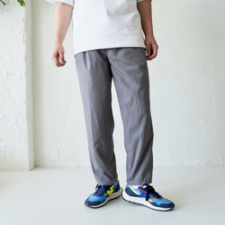 Morino Gakko [男士 L 碼褲子] 夏季褲子 (灰色) 第1張的照片