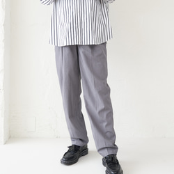 Morino Gakko [男士 L 碼褲子] 夏季褲子 (灰色) 第8張的照片