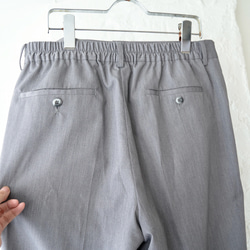 Morino Gakko [男士 L 碼褲子] 夏季褲子 (灰色) 第19張的照片