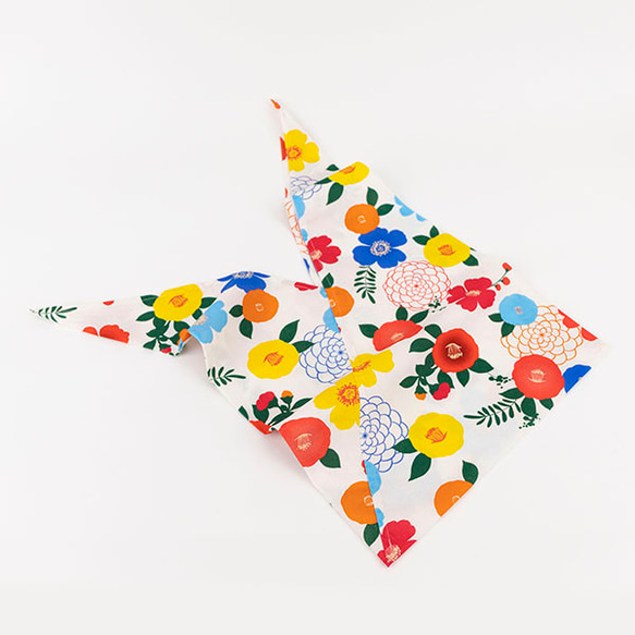 Azuma 手提包 -Spring Camellia- 100% 棉（有機棉）Azuma 包，帶長手柄，可用作環保包 第5張的照片