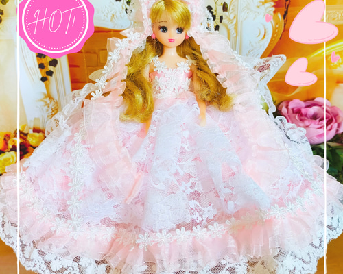 28㎝用 ドレスセット ビスクドール アンティークドールの通販 by