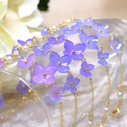 紫陽花カラー ブルーローズクォーツ ブレスレット 紫陽花（あじさい） ブレスレット の人気通販｜Creema(クリーマ