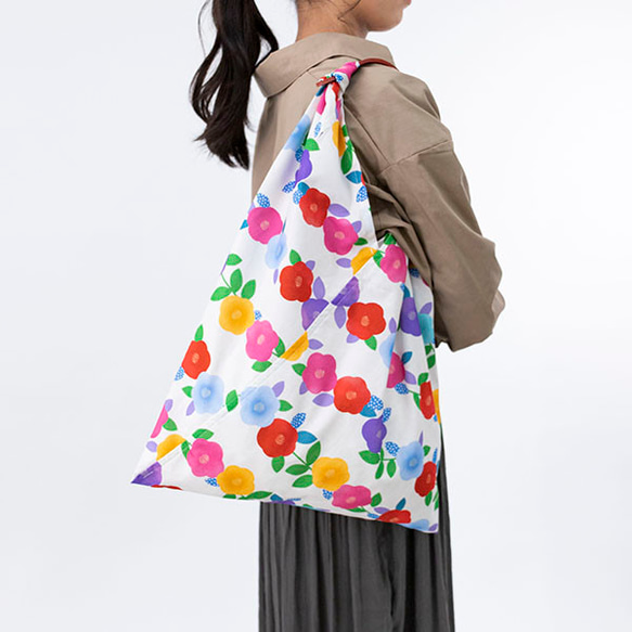 Azuma Tote ~Yumetsubaki~ 100% 棉（有機棉）Azuma 長手柄包，可用作環保袋 第14張的照片