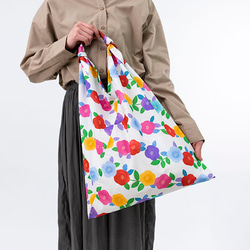 Azuma Tote ~Yumetsubaki~ 100% 棉（有機棉）Azuma 長手柄包，可用作環保袋 第11張的照片