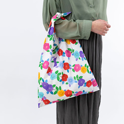Azuma Tote ~Yumetsubaki~ 100% 棉（有機棉）Azuma 長手柄包，可用作環保袋 第6張的照片