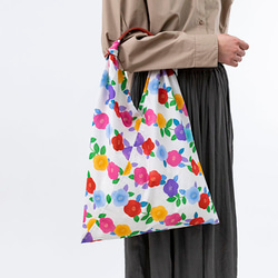 Azuma Tote ~Yumetsubaki~ 100% 棉（有機棉）Azuma 長手柄包，可用作環保袋 第12張的照片