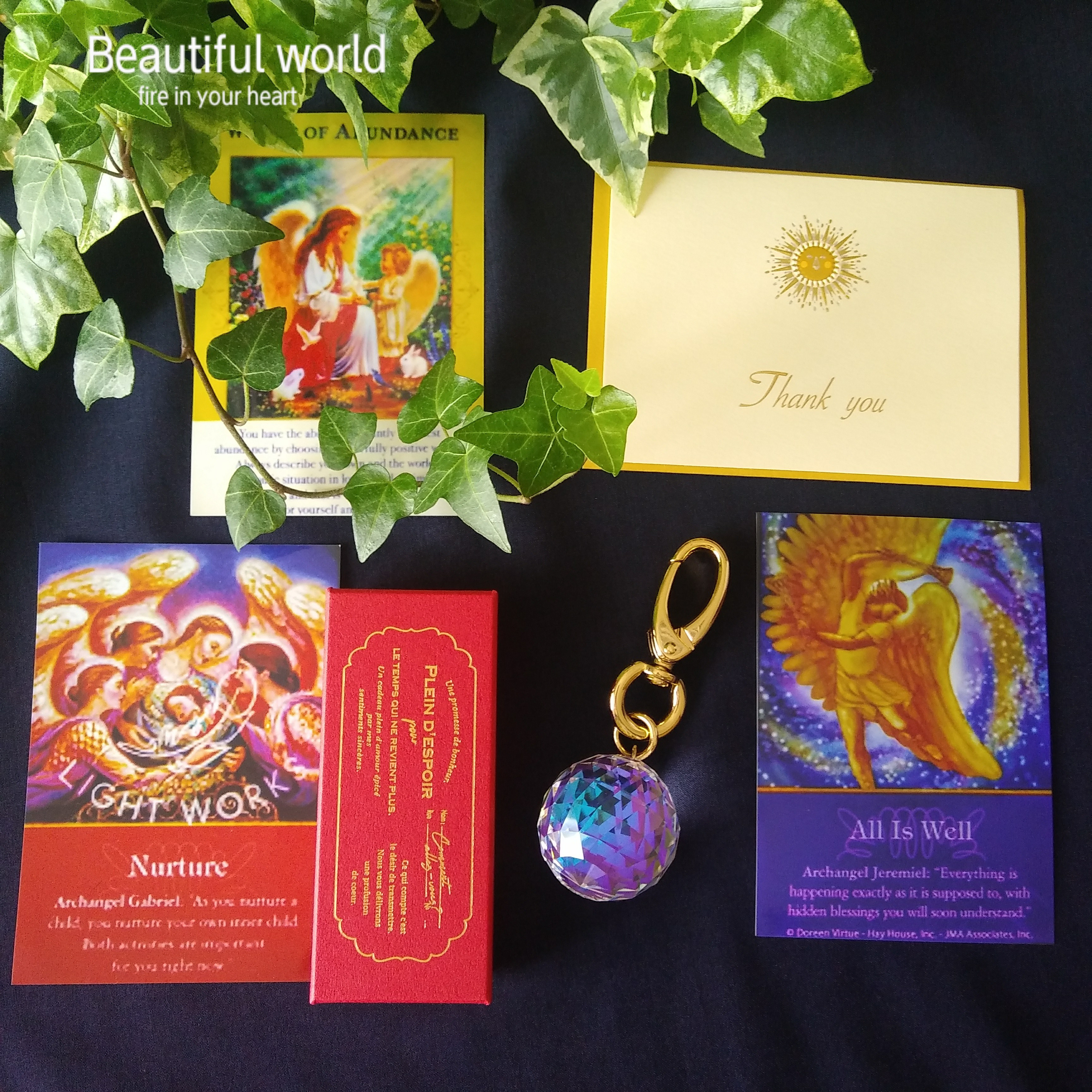 Big キーホルダーSWAROVSKICRYSTAL Overjoyed金具特大サイズやや小傷☆