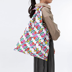 Azuma 手提包 - Irodori Camellia - 100% 棉（有機棉）Azuma 包，帶長手柄，可用作環保包 第12張的照片
