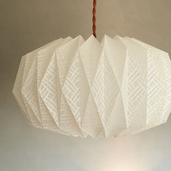 Origami Pendant Lamp Cloud Ｍサイズ　土佐落水和紙 5枚目の画像