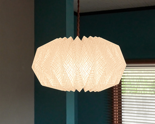 Origami Pendant Lamp Cloud Mサイズ 土佐落水和紙 シーリング