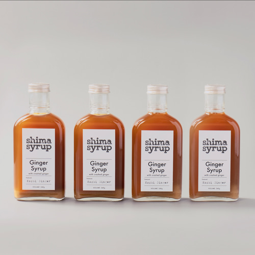 クラフトジンジャーシロップ 4本セット】shima syrup Ginger