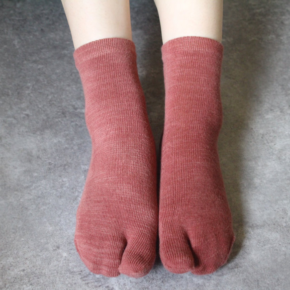 草木染＊足袋socks TABI 〔6colors〕 12枚目の画像