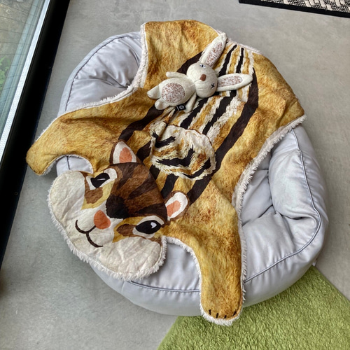 アニマルオーガニックコットンタオルマットorモコモコブランケット