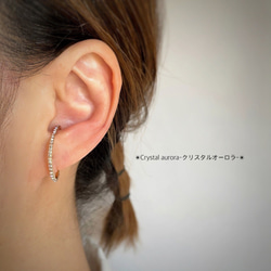 【k14gf】ラインストーンEarCuff  *シャンパンゴールド* -Size L - 7枚目の画像