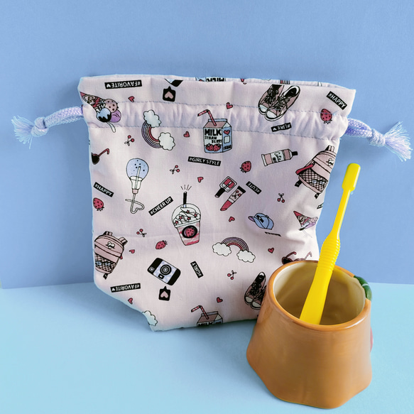 レッスンバッグ お弁当袋✖️2ランチョンマット✖️3 歯磨き入れ歯ブラシコップ入れ コップ袋 巾着袋 ランチバッグ お弁当袋 コップ入れ 歯ブラシ