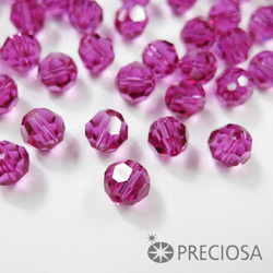 スワロフスキー】ソロバンビーズ クリスタルシルバーシェイド 4mm 20粒