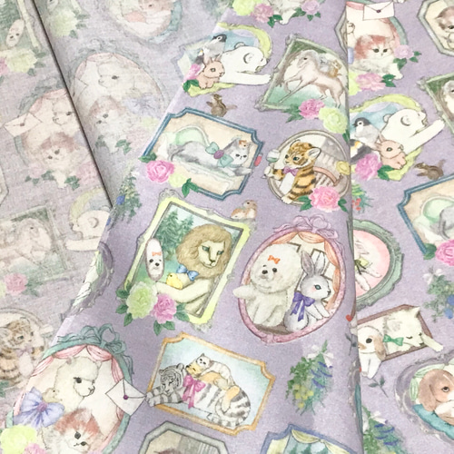 つや消しラミネート加工】1m カット ユキエモンさんチェリッシュ