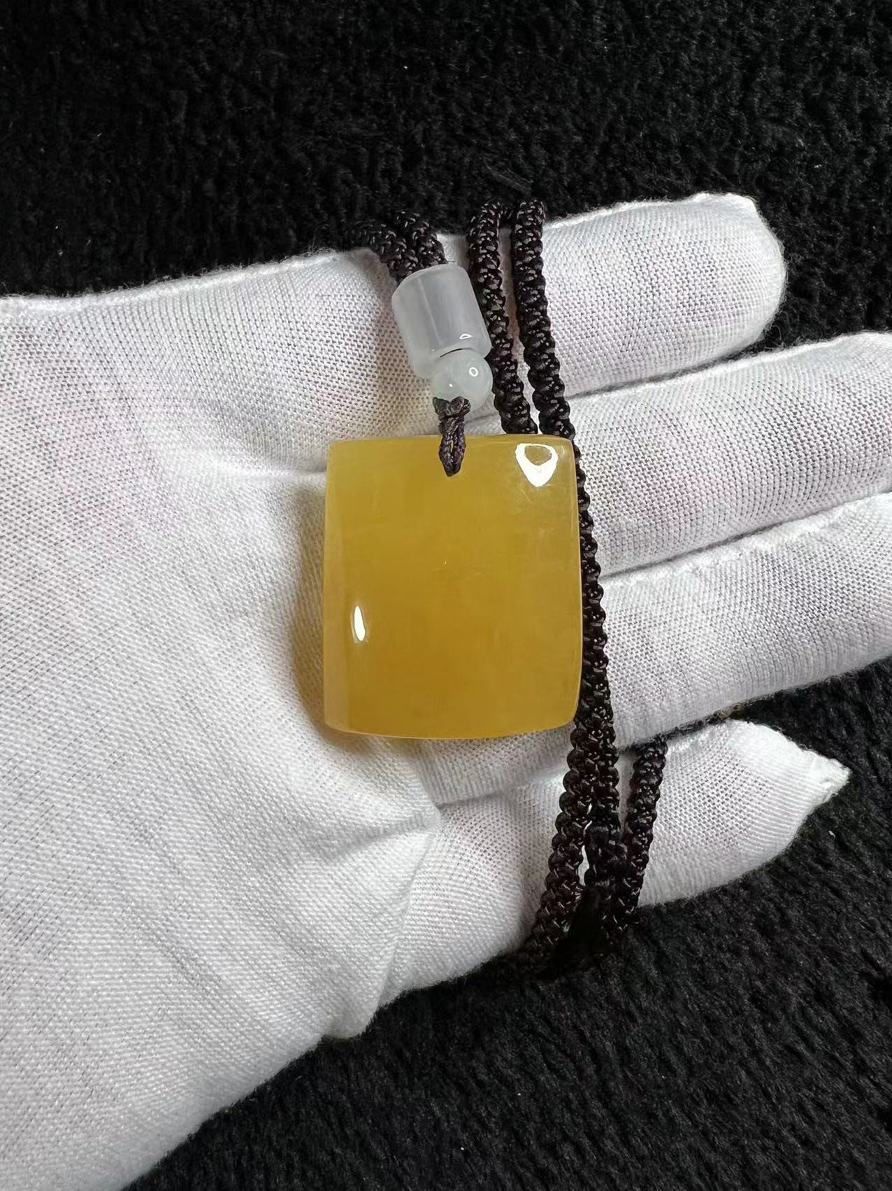 天然蜜蝋琥珀ペンダント【無事カード】252910/10g