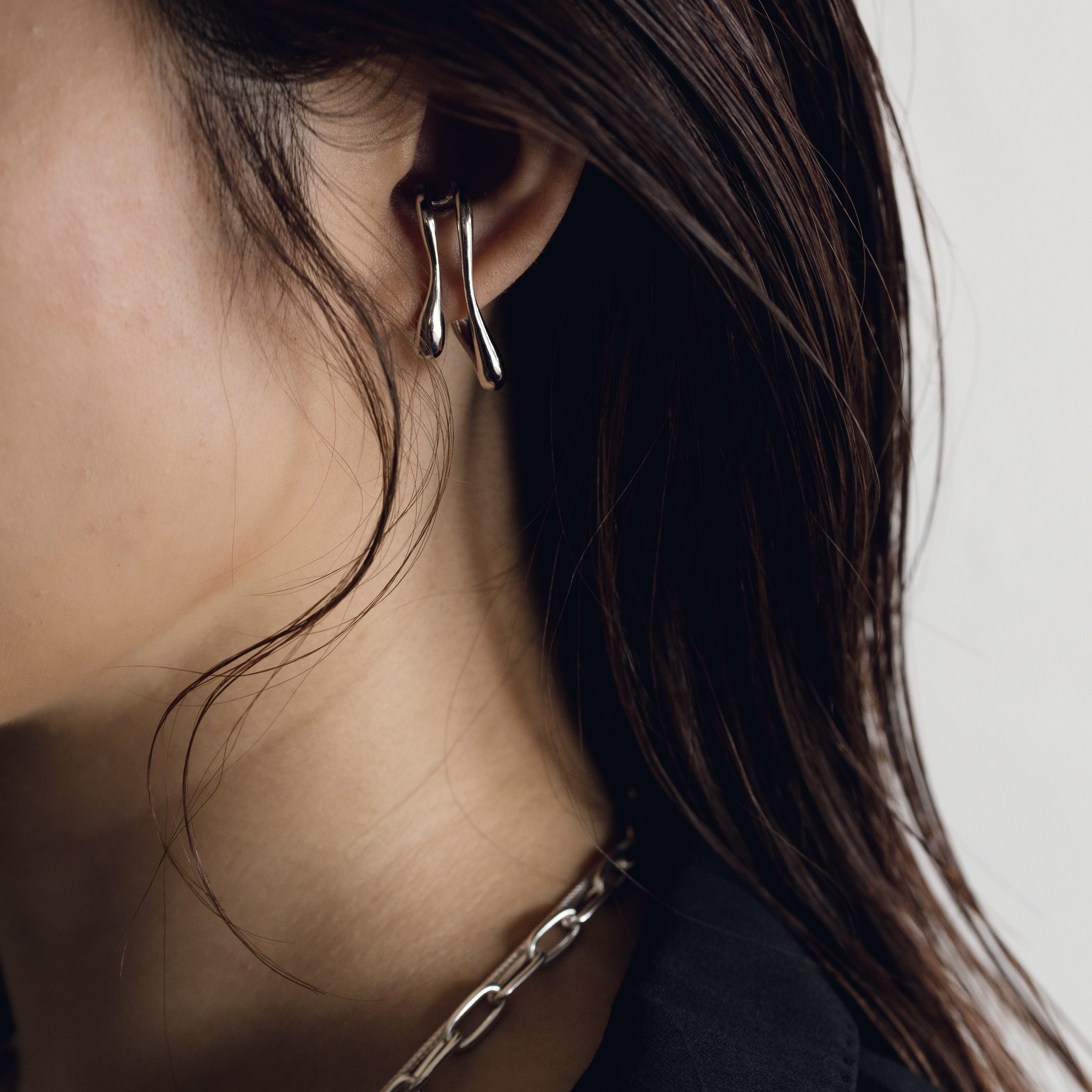 ダブル イヤーカフ シルバー925 (612104)