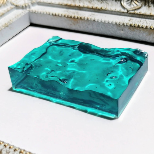 ターコイズブルーの海のインテリア / 置物 / 波 / オブジェ その他