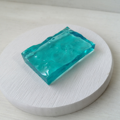 ターコイズブルーの海のインテリア / 置物 / 波 / オブジェ その他