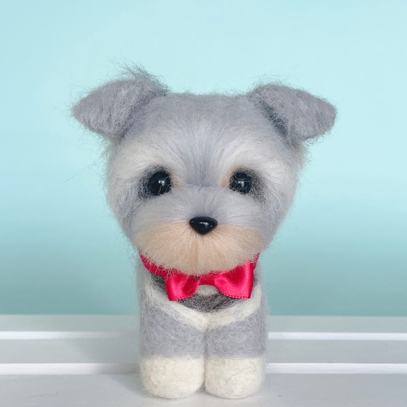 羊毛フェルト　MIX犬　ハンドメイド Yahoo!オークション - ハンドメイド 羊毛フェルト マルプー MIX
