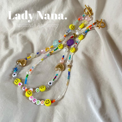 smile beads necklace 1枚目の画像