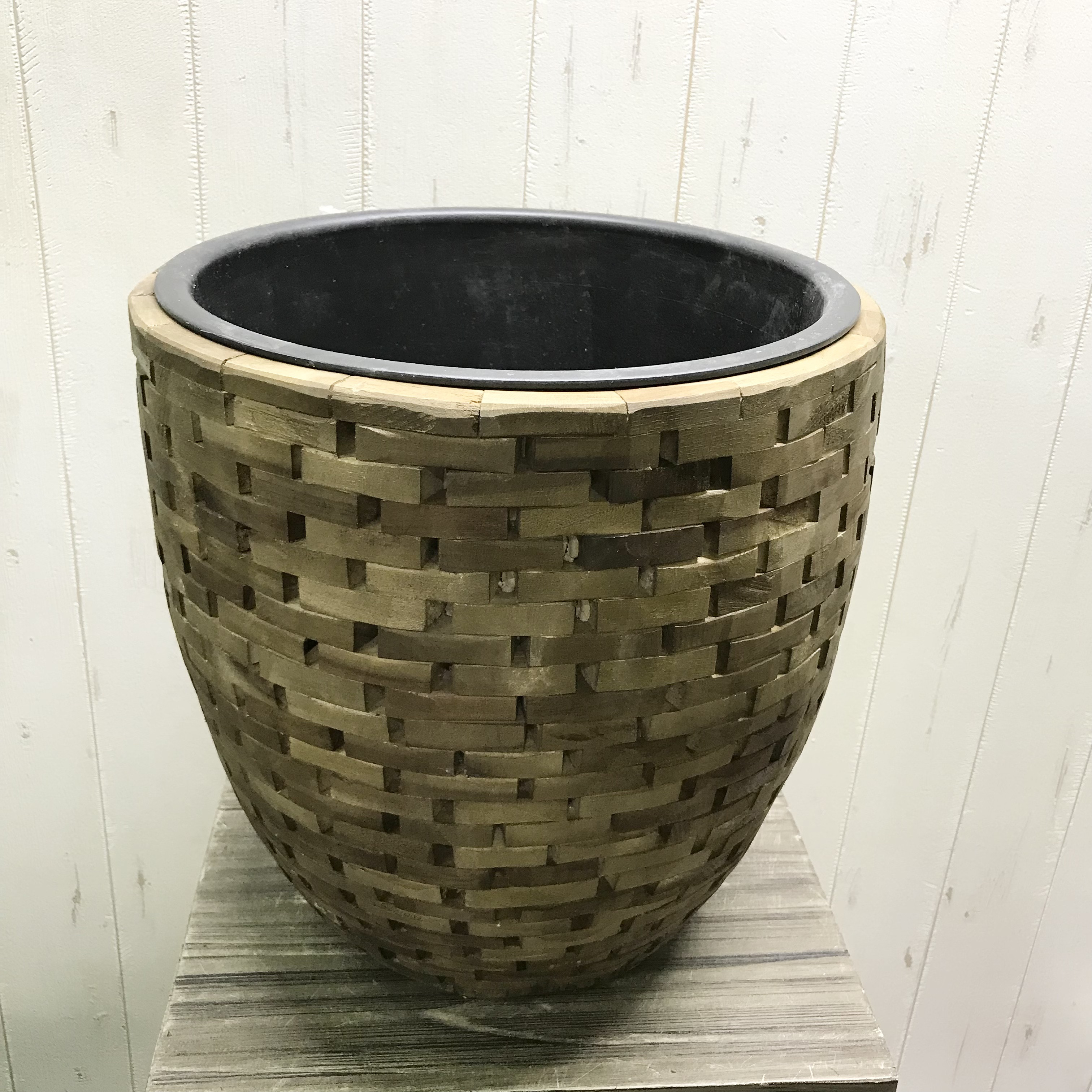 10号ポット用　鉢カバー リサイクルウッド　ハンドメイド 10号ポット用 鉢カバー リサイクルウッド ハンドメイド 鉢