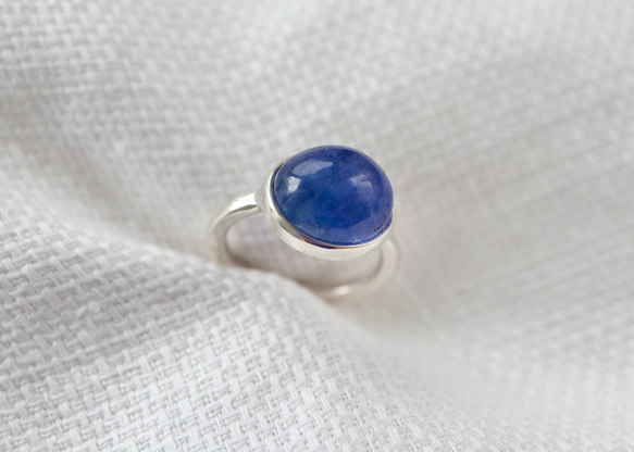 [青紫のflower tanzanite]ring 7枚目の画像