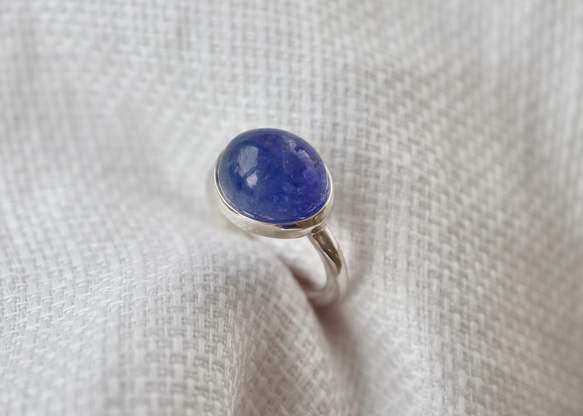 [青紫のflower tanzanite]ring 5枚目の画像