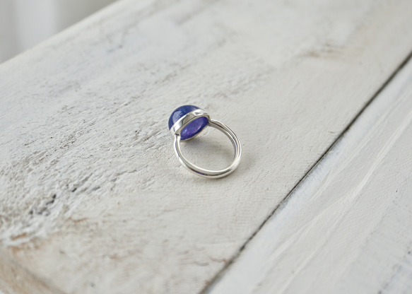 [青紫のflower tanzanite]ring 8枚目の画像