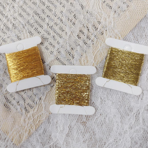 金色の糸 3種 糸・ミシン糸 tree-house 通販 14100064｜Creema(クリーマ)