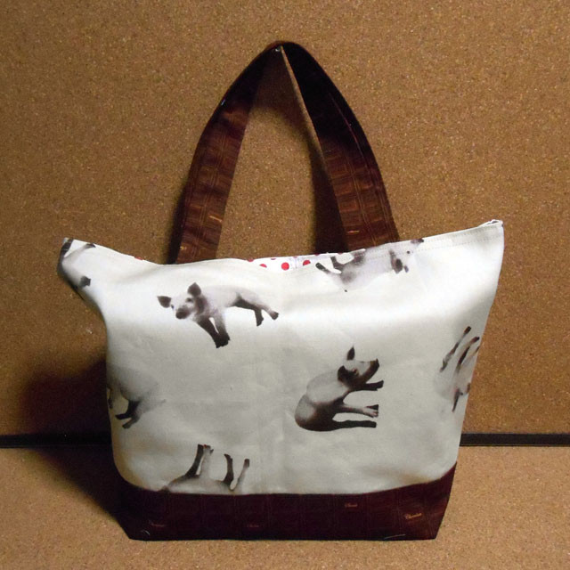 ｍさま専用＊ハンドメイド布小物　　トートバッグほか５点＊昭和レトロ柄 mさま専用＊ハンドメイド布小物 トートバッグほか5点＊昭和