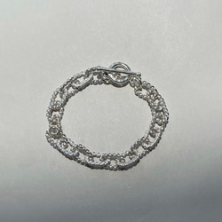 Silver chain bracelet /Twist（SV925）2022夏の新作 2枚目の画像