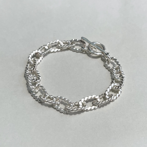 Silver chain bracelet /Twist（SV925）2022夏の新作 1枚目の画像