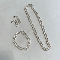 Silver chain bracelet /Twist（SV925）2022夏の新作 4枚目の画像