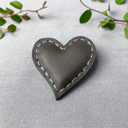 ハート 本革ヘアゴム 青緑 ヘアゴム Z-chan(じいちゃん) 通販 11465277