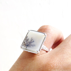 デンドリティック アゲートリング / Dendritic Agate Ring 4 5枚目の画像