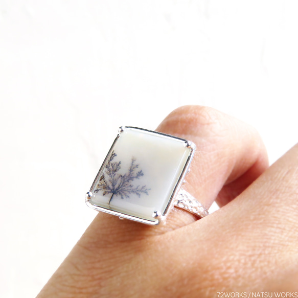 デンドリティック アゲートリング / Dendritic Agate Ring 4 5枚目の画像