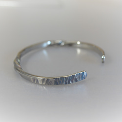 鈦金屬手鐲“旋轉”橢圓模型・Titanium Bangle 第6張的照片