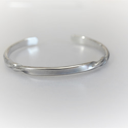 鈦金屬手鐲“旋轉”橢圓模型・Titanium Bangle 第1張的照片