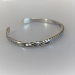 鈦金屬手鐲“旋轉”橢圓模型・Titanium Bangle 第4張的照片