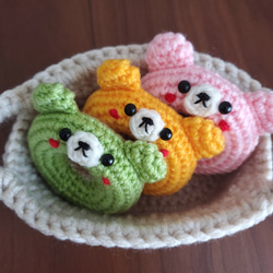 福袋】くまさんドーナツセット あみぐるみ fu-rin 通販 14101259