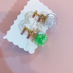 colorful cube pierce(light green＆white) MIX color 11枚目の画像