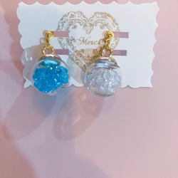 colorful cube pierce(blue＆white) MIX color 12枚目の画像