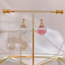 colorful cube pierce(light pink＆white) MIX color 12枚目の画像